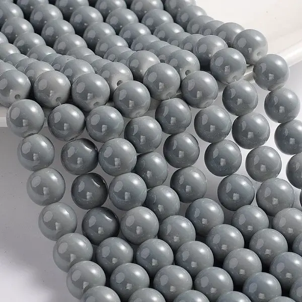 Painted Glass Beads Strands