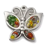 Handmade Millefiore Glass Pendants
