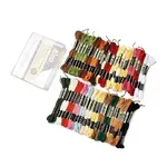 50 Skeins 25 Colors 6-Ply Polyester Embroidery Floss