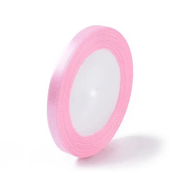 Breast Cancer Pink Awareness Ribbon Making Materials Satin Ribbon for Wedding Decoration