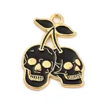 Halloween Theme Alloy Enamel Pendants