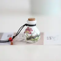 Porcelain Perfume Bottle Necklaces