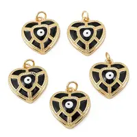 Brass Enamel Pendants