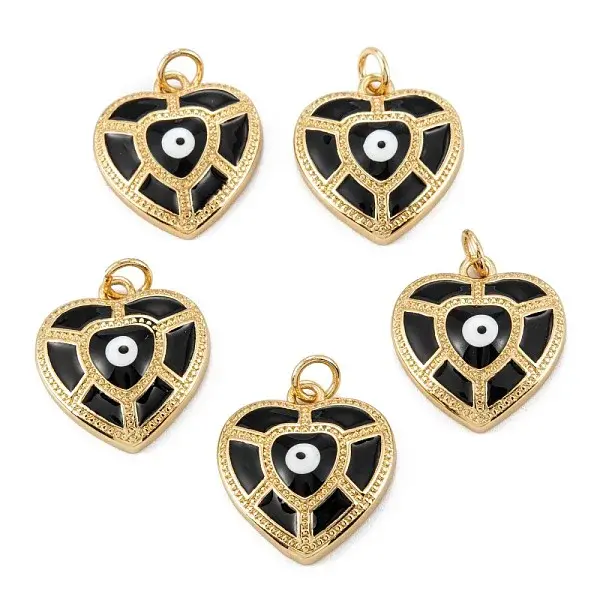 Brass Enamel Pendants