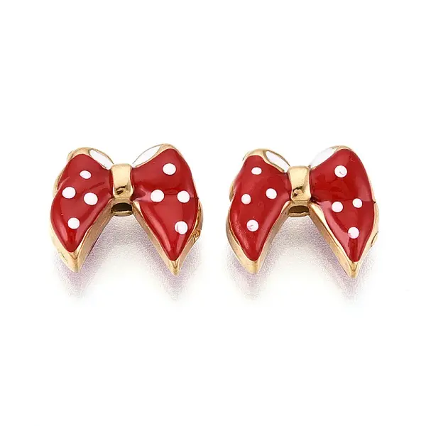 Ion Plating(IP) 304 Stainless Steel Enamel Beads
