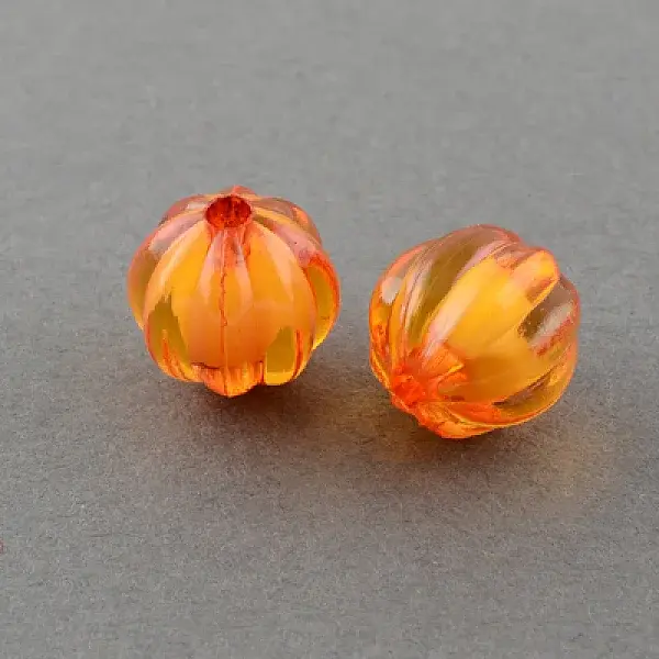 Autumn Theme Transparent Acrylic Beads