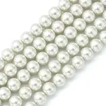 Eco-Friendly Dyed Glass Pearl Round Beads Strands