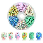 150Pcs 6 Colors Handmade Polymer Clay Beads
