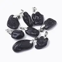Natural Tektite Pendants