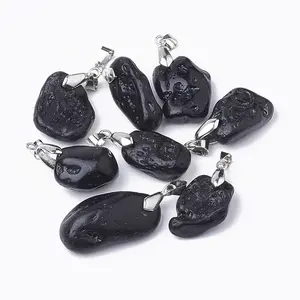Natural Tektite Pendants