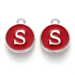 Platinum Plated Alloy Enamel Charms