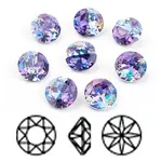 Pointed Back & Back Plated K9 Glass Rhinestone Cabochons