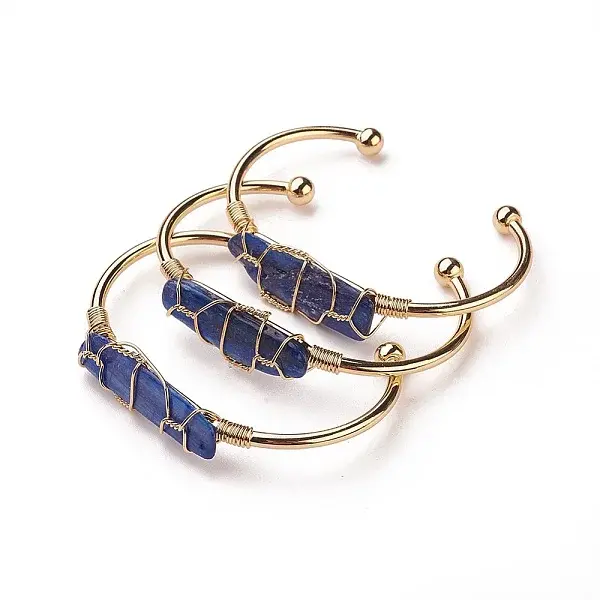 Long-Lasting Plated Brass Cuff Bangles