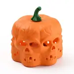 Halloween Resin LED Pumpkin Jack-O'-Lantern Light