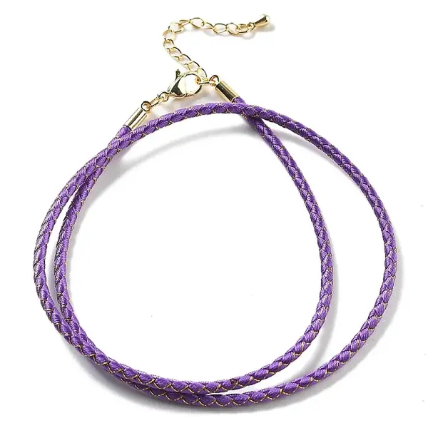Polyester Cord Braided Necklace Makings