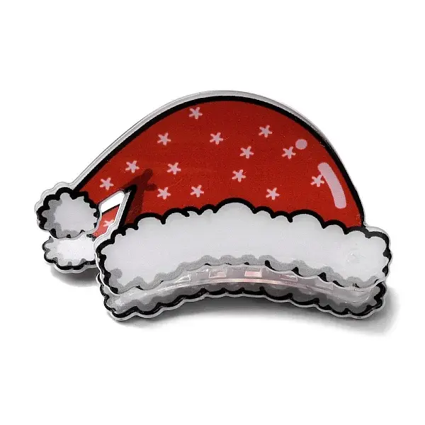 Christmas Claw Plastic Claw Hair Clips