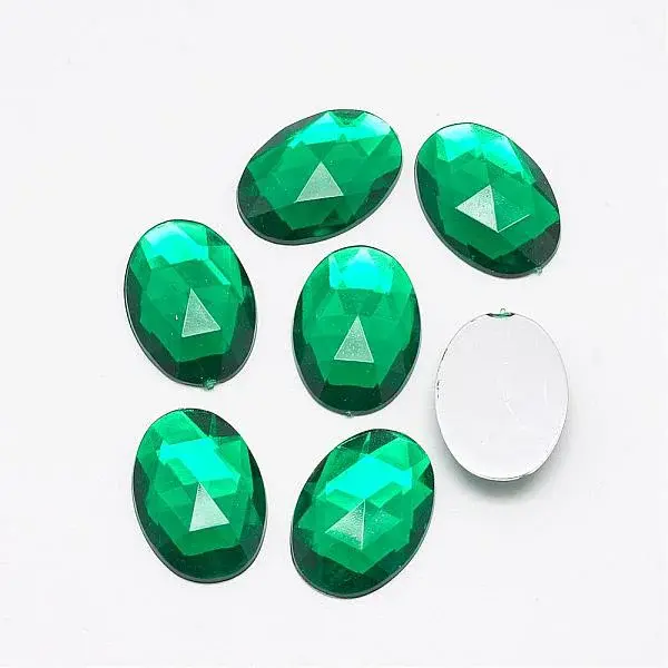 Acrylic Rhinestone Flat Back Cabochons