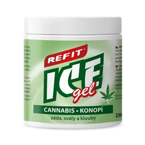 Refit Ice Masážní gel s konopím 230 ml