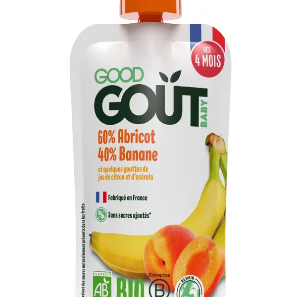 Good Gout BIO Meruňka s banánem 4m+ 120 g