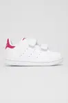 Dětské boty adidas Originals Stan Smith CF I FX7538 bílá barva