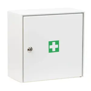 ŠTĚPAŘ Nástěnná lékárnička pro 10 osob kovová