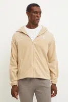 Mikina adidas Originals pánská, béžová barva, s kapucí, s aplikací, IZ2487