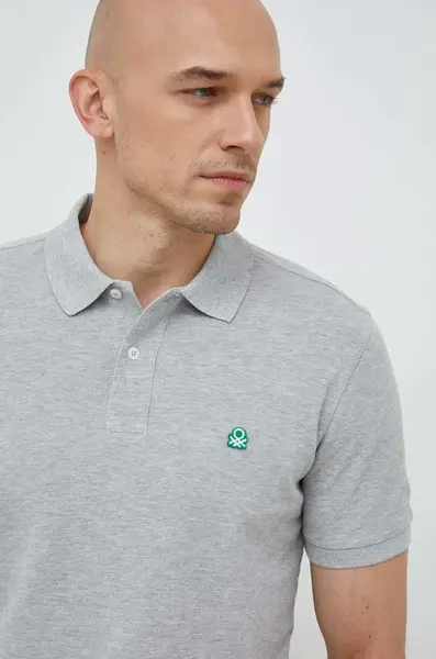 Bavlněné polo tričko United Colors of Benetton