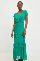 Šaty s hedvábím Answear.LAB