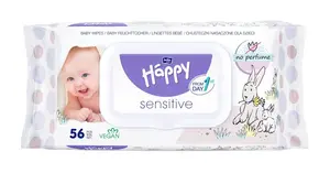 Bella Baby Happy Čisticí ubrousky Sensitive 56 ks