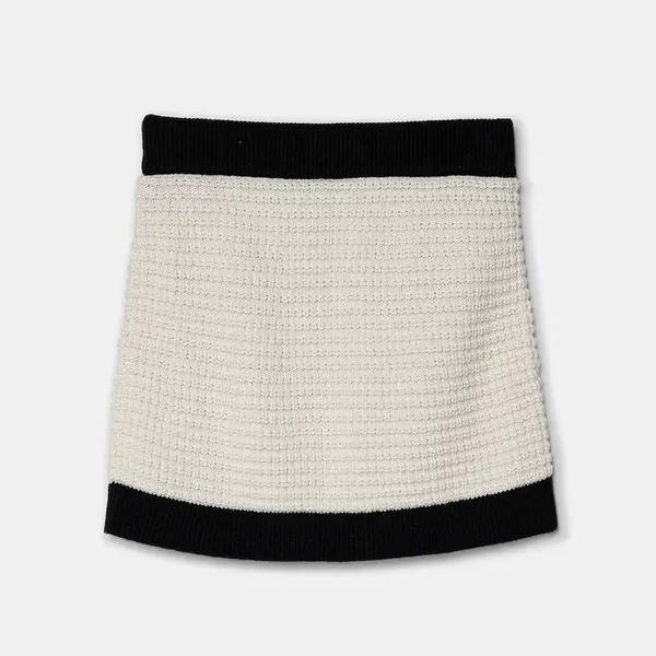Dětská sukně Abercrombie & Fitch béžová barva, mini, áčková, KI243-4055