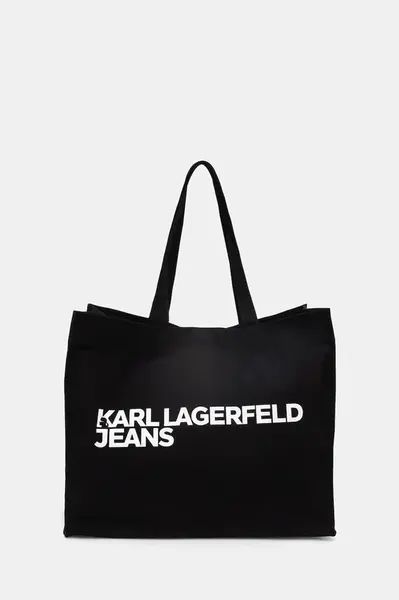 Bavlněná kabelka Karl Lagerfeld Jeans