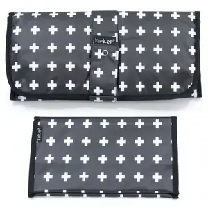 KipKep přebalovací set NAPPER COMBI-SET Crossy Black (bavlna)