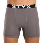 Styx Pánské funkční boxerky tmavě šedé (W1063) M