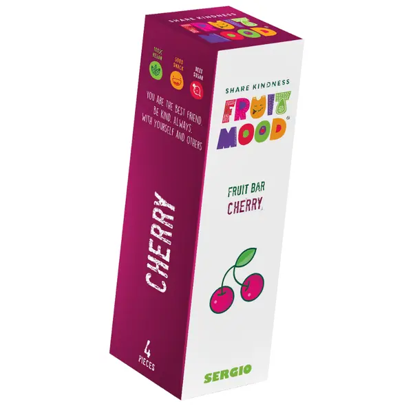 FRUIT MOOD Ovocná tyčinka třešeň 4x20 g