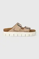 Semišové pantofle Birkenstock X PAPILLIO Arizona Chunky