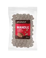 Allnature Mandle v hořké čokoládě 500 g