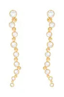 Pozlacené náušnice Lilou Sparkling