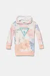 Dětské bavlněné šaty Guess modrá barva, mini, oversize, K5RK08 KA6R4
