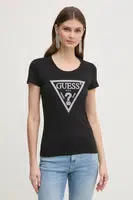 Tričko Guess černá barva, W5RI11 J1314