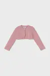 Dětský svetr Mayoral růžová barva, lehký, 306
