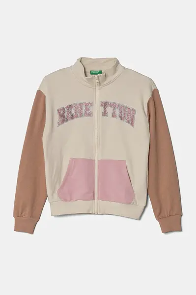 Dětská bavlněná mikina United Colors of Benetton