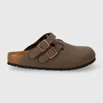 Pantofle Birkenstock Kay Kids BFBC hnědá barva