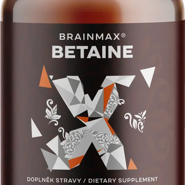 BRAINMAX Betain HCl a hořec žlutý 90 kapslí