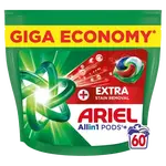 ARIEL Allin1 PODS +, Extra stain removal, kapsle na praní 60 ks