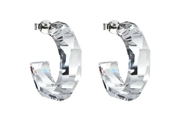 Preciosa Oslnivé náušnice Dazzle s českým křišťálem Preciosa 7463 00