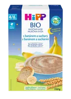 HIPP BIO Kaše mléčná na dobrou noc s banánem a suchary od uk. 4.-6. měsíce 250 g