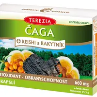 TEREZIA Čaga+Reishi a Rakytník 60 kapslí