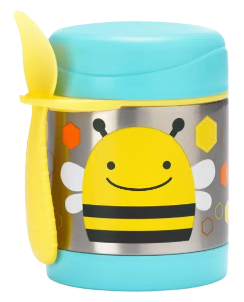 SKIP HOP Zoo Termoska na jídlo s lžičkou/vidličkou Včelička 325 ml
