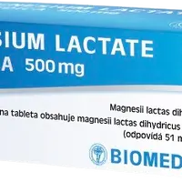 BIOMEDICA Magnesium lactate 500 mg 100 tablet