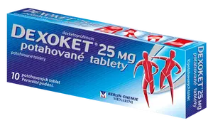 DEXOKET 25 mg 10 tablet